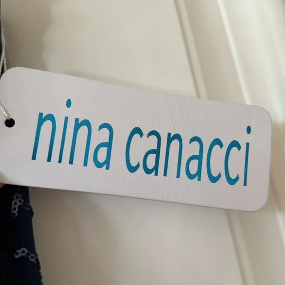 NWT Nina Canacci Prom Dress Navy Blue Size 6-Juniors - Picture 11 of 14
